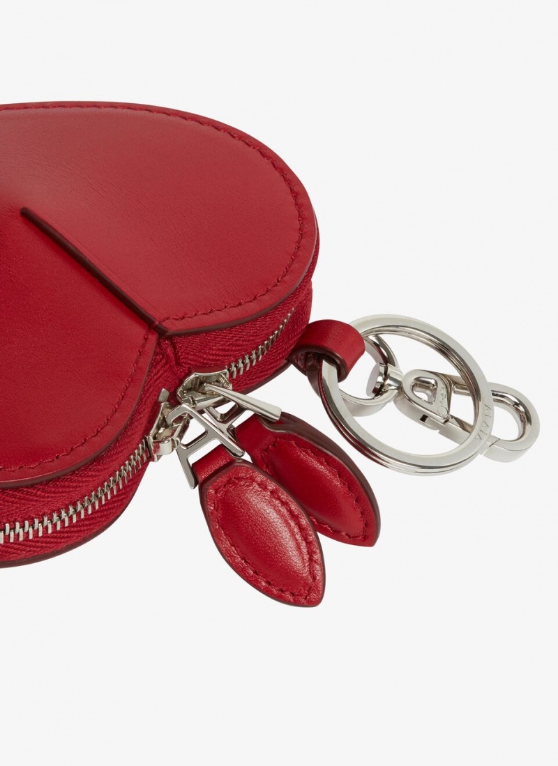 Red Women's Alaia Le Cœur Coin Purse Wallets Australia | I5A-8020