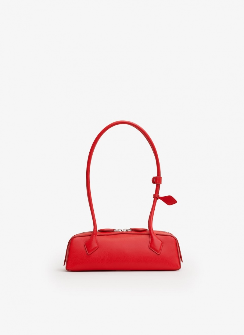 Red Women's Alaia Le Teckel Small Shoulder Bags Australia | A3L-1053