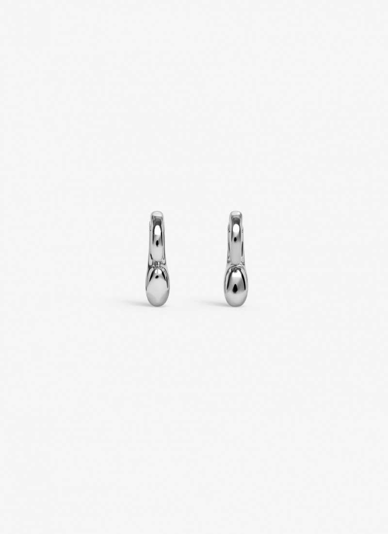 Silver Women's Alaia Drip Earrings Australia | L8L-3340