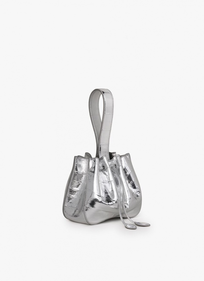 Silver Women's Alaia Rose Marie Handbags Australia | S0P-8142