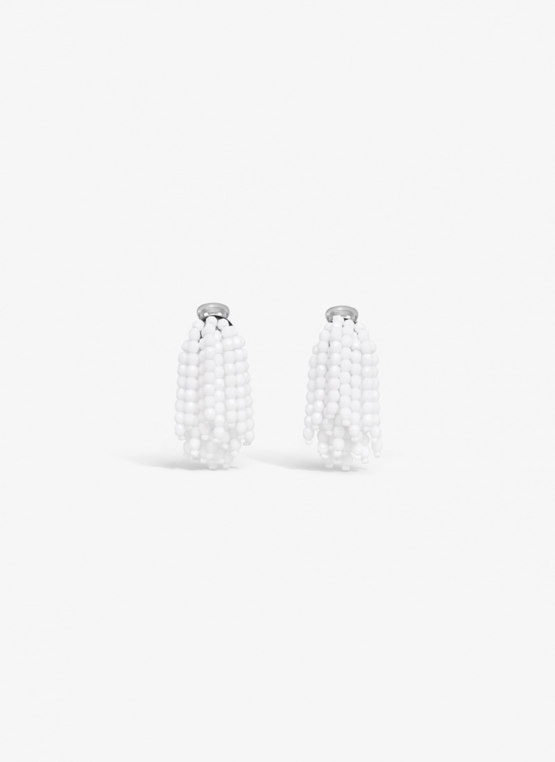 White Women\'s Alaia Fireworks Small Earrings Australia | H2F-8590