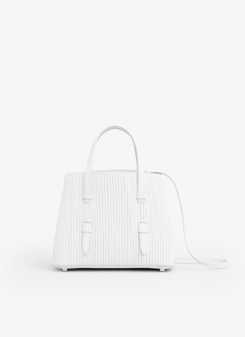 White Women's Alaia Mina 20 Tote Bags Australia | F9P-8991