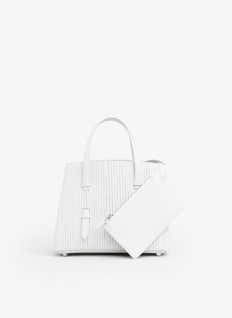 White Women's Alaia Mina 20 Tote Bags Australia | F9P-8991