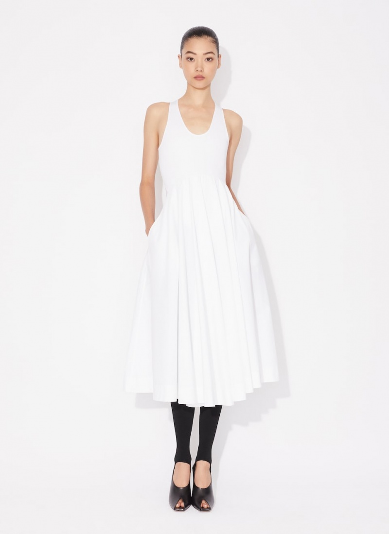 White Women's Alaia Tank Dress Australia | X3L-6035