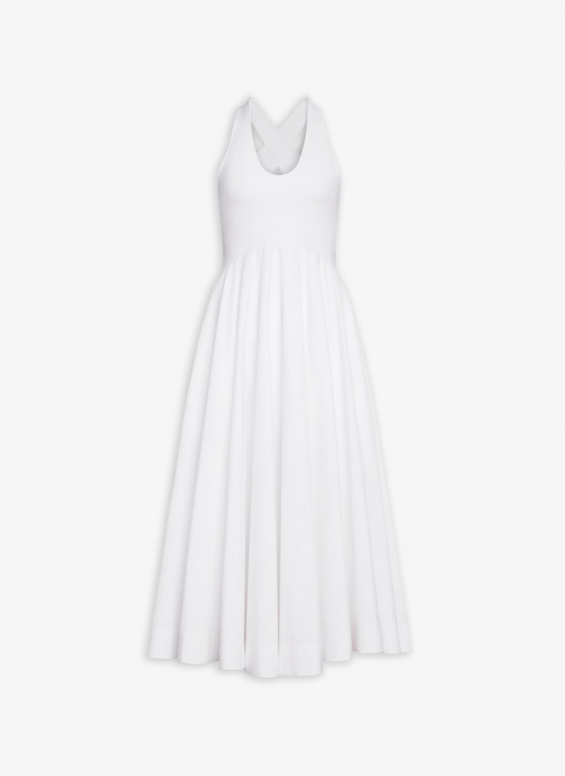 White Women\'s Alaia Tank Dress Australia | X3L-6035